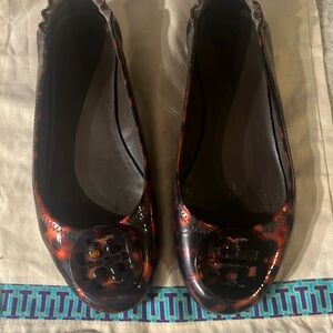 Tory Burch Tortoise Shell Reva Flat